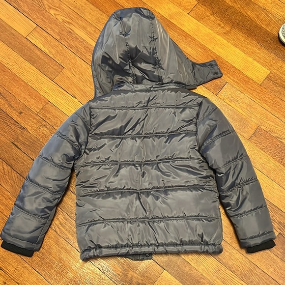 Calvin Klein Jeans Boys Gray Puffer Coat Sz 6 - Picture 6 of 8
